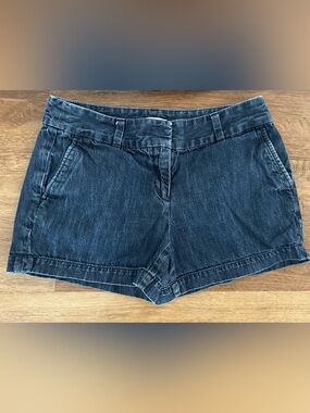 LOFT Outlet Women's 4” Shorts - Dark Blue Denim
